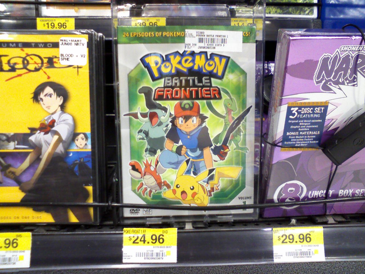 Pokemon Battle Frontier DVD at Wal-Mart