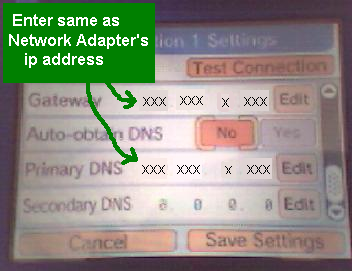 Gateway and Primary DNS