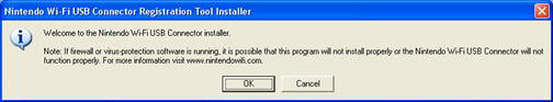 Nintendo Wifi USB Connector Setup